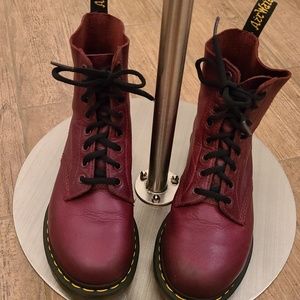 Dr. Martens Pascal Cherry Red boots